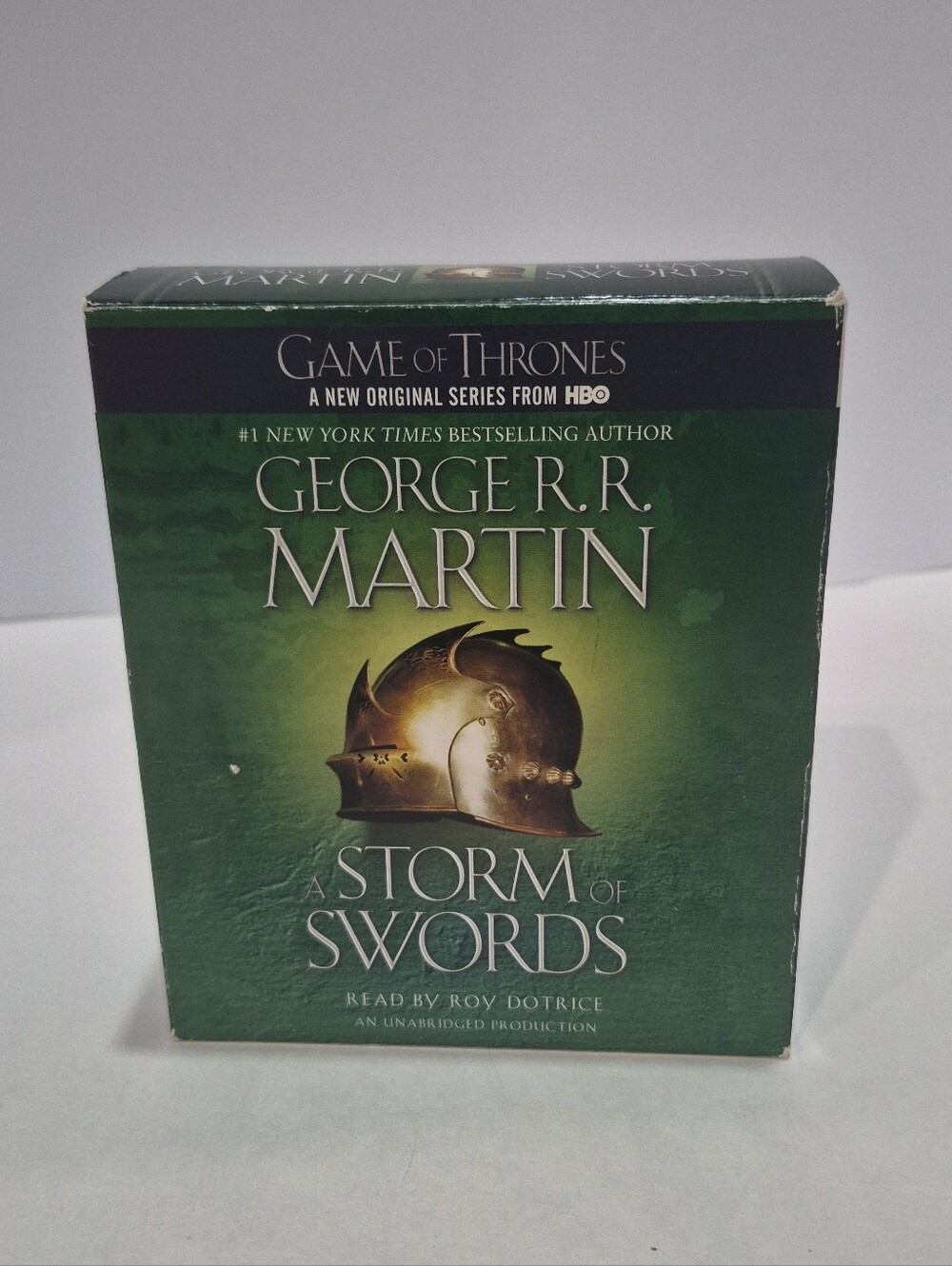 George R.R. Martin 'A Storm Of Swords' Game Of Thrones Audiobook CD Disk Box Set